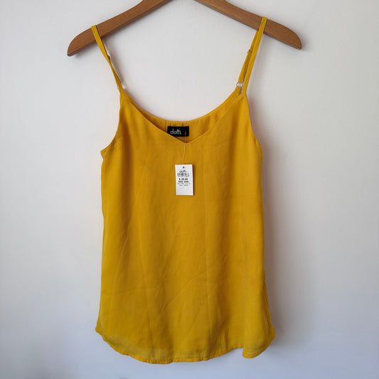 Dotti Bright Yellow Cami Top Size 6