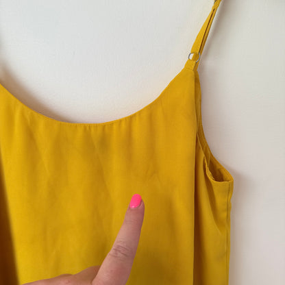 Dotti Bright Yellow Cami Top Size 6