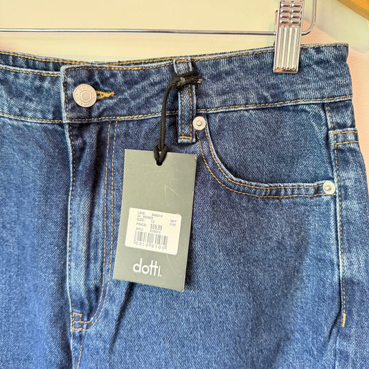 Dotti Denim RAE Wide Leg High Rise Rigid Jeans - Size 12