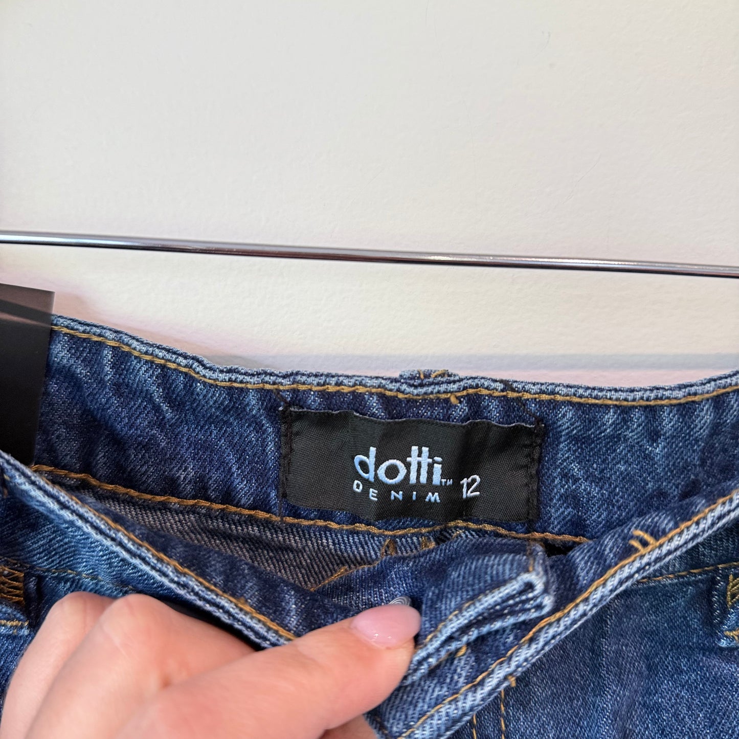 Dotti Denim RAE Wide Leg High Rise Rigid Jeans - Size 12