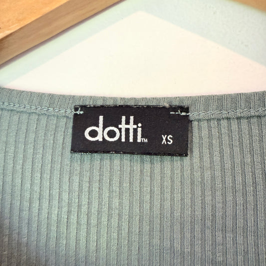 Dotti Ribbed T-Shirt - Size XS