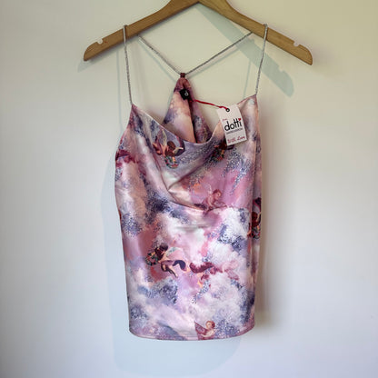 Dotti 'Cherub Clouds' Halter Top Size 10