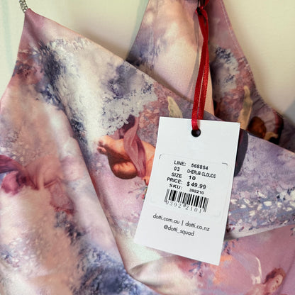 Dotti 'Cherub Clouds' Halter Top Size 10