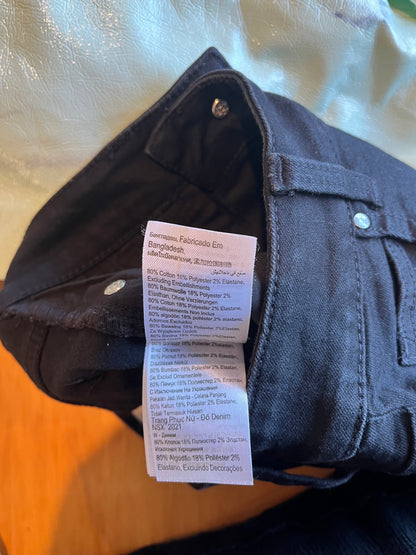 Cotton On Size 6 Black High-Waisted Skinny Jeans