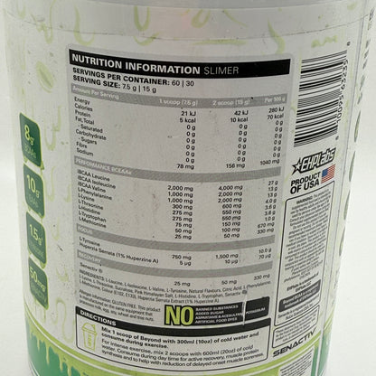 EHP Labs BEYOND BCAA-EAA Formula - Ghostbusters SLIMER Flavour 60 servings