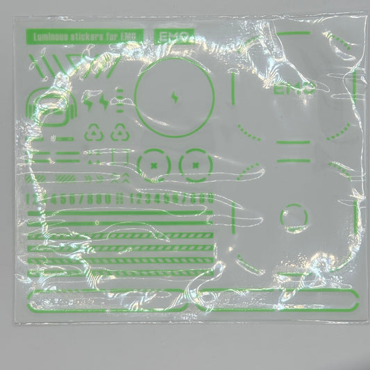 Emga luminous stickers for ems - green - health care home&living materials