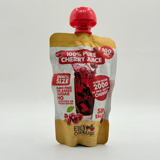 Eden Orchards 100% Pure Cherry Juice (100ml Snack Size)
