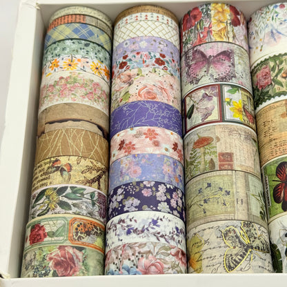 Emoolife Vintage Washi Tape Set 42 Rolls