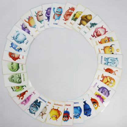 Emotion cards for children - educational flash cards