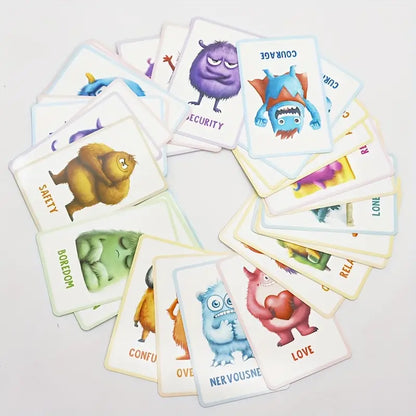 Emotion cards for children - educational flash cards