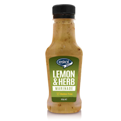 Eskal lemon & herb marinade 450g - marinades & grilling sauces health and wellness