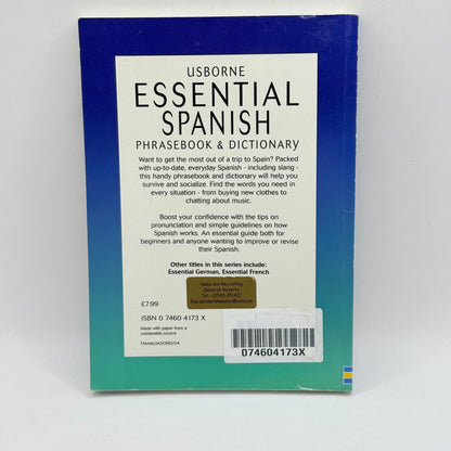 ES Essential Spanish Phrasebook & Dictionary by Usborne