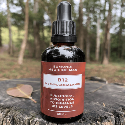 Eumundi medicine man b12 methylcobalamin sublingual drops – 50ml (brand new & sealed) - single vitamins health