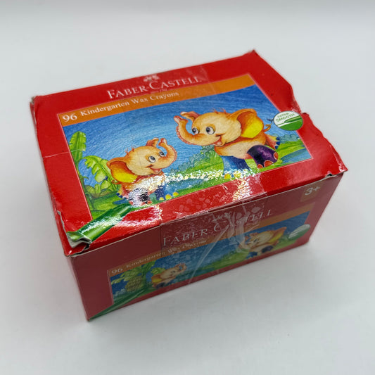 FABER-CASTELL 96 Kindergarten Wax Crayons