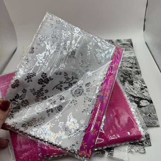Assorted fabric remnant bundle – quilting & craft scraps - fabric original photo - what’s new crafts