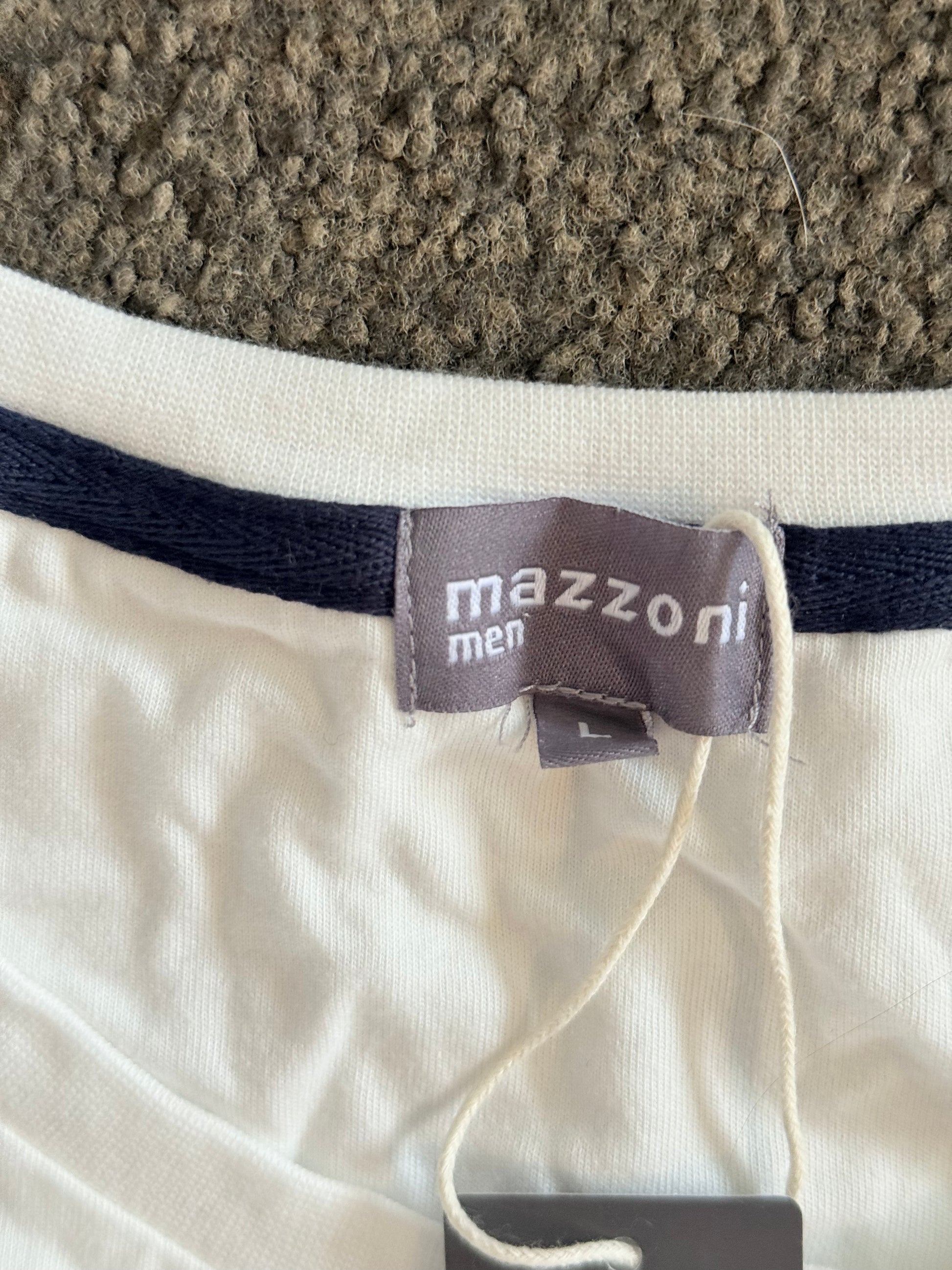 Mazzoni size l short sleeve surfing santa pajama set - loungewear tops men’s apparel