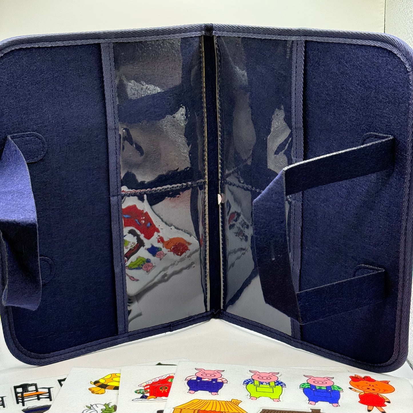 Felt quiet book & storytelling set - pretend professions & role playing original photo - what’s new toys