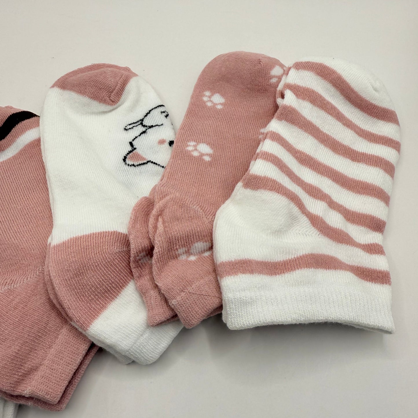 Five-Pack of Assorted Animal Ankle Socks