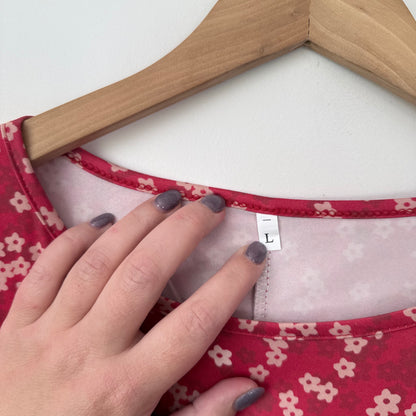 Floral T-Shirt Dress - Size L