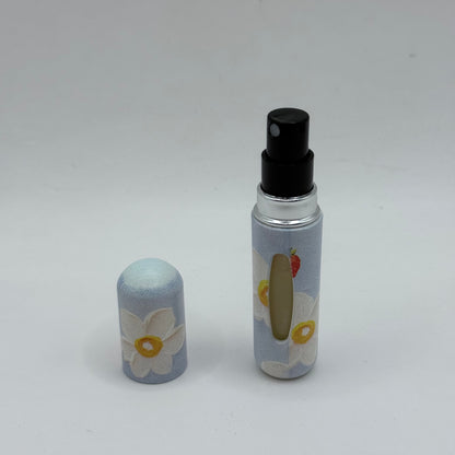 Floral Travel Perfume Atomizer Spray Bottle