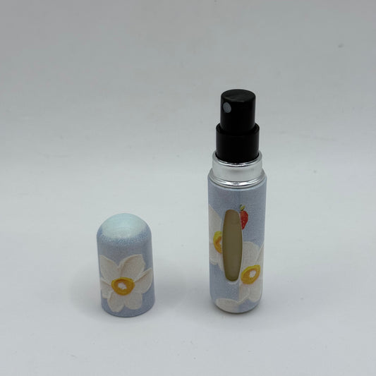 Floral Travel Perfume Atomizer Spray Bottle