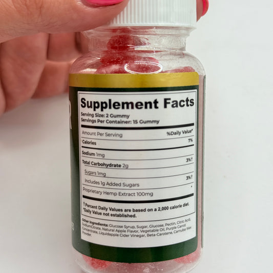 Forever Hemp Gummies 1500mg Total Hemp Extract - 30 Pieces