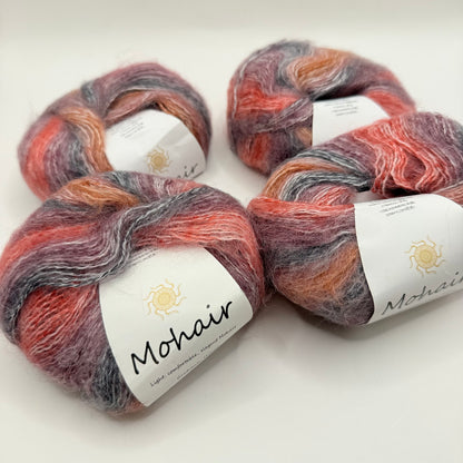 4x Skeins Luxury Kid Mohair Blend Yarn