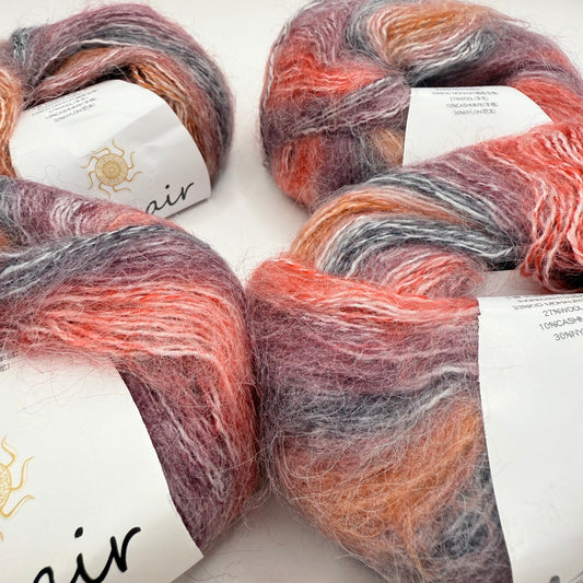 4x Skeins Luxury Kid Mohair Blend Yarn