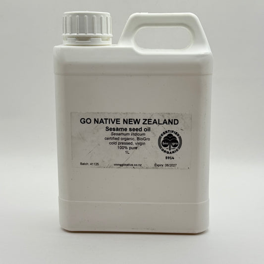 GO NATIVE NEW ZEALAND Organic Sesame Seed Oil, 1L