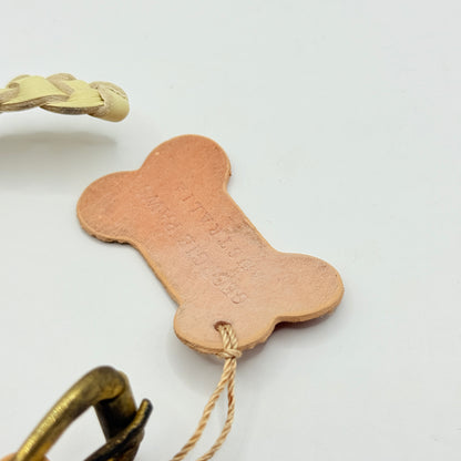Georgie Paws Braided Leather Dog Collar - Small