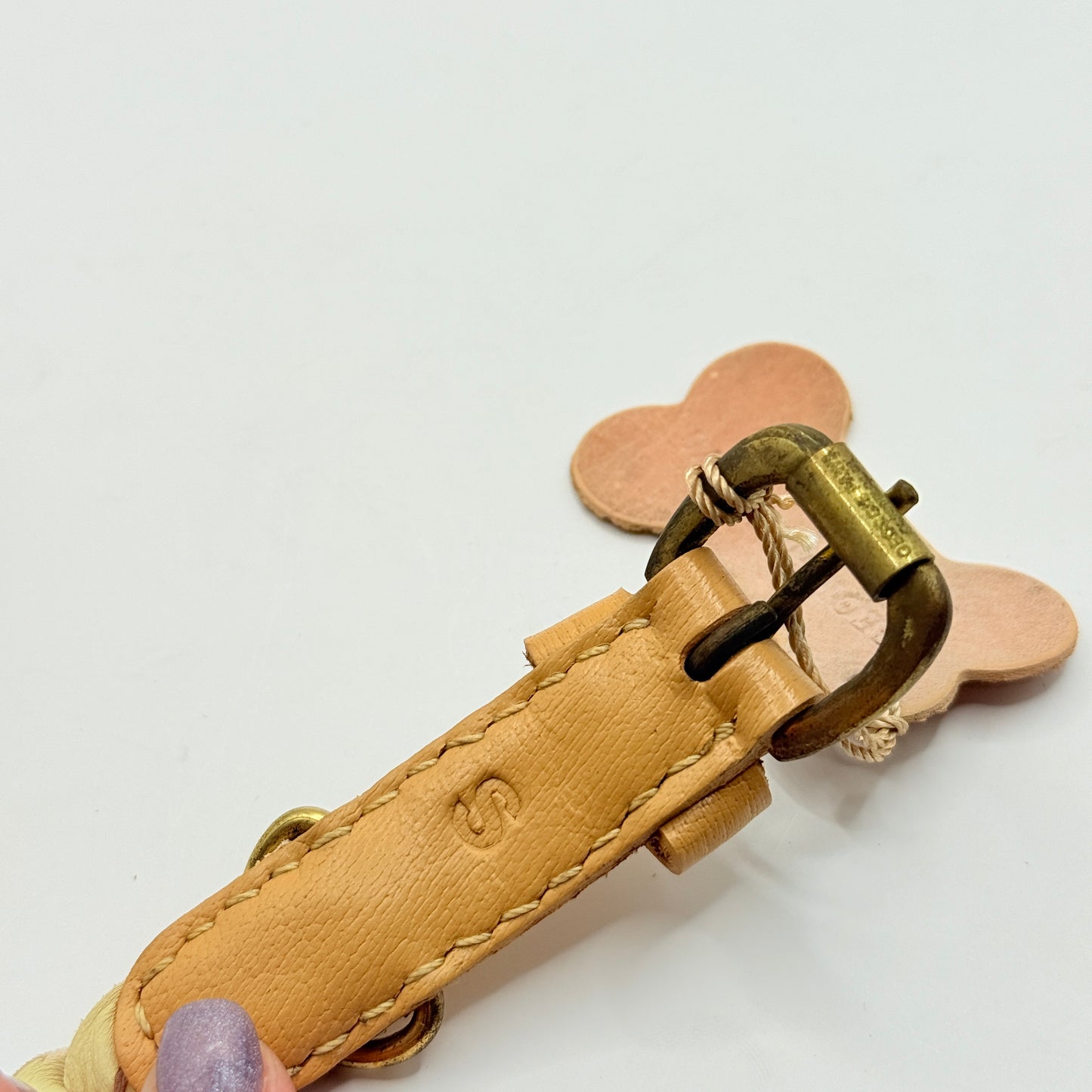 Georgie Paws Braided Leather Dog Collar - Small