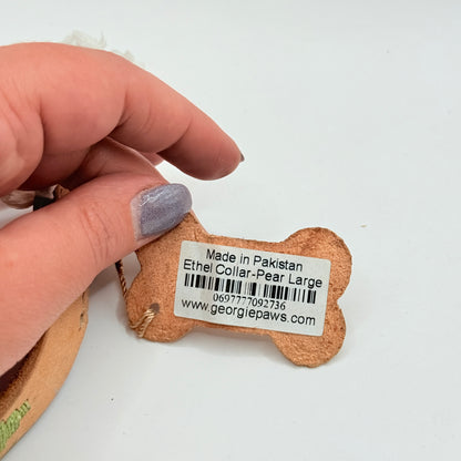 Georgie Paws Ethel Polo Dog Collar - Large