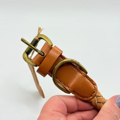 Georgie Paws Tonto Braided Leather Dog Collar - Medium