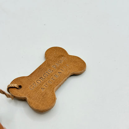 Georgie Paws Tonto Braided Leather Dog Collar - Medium