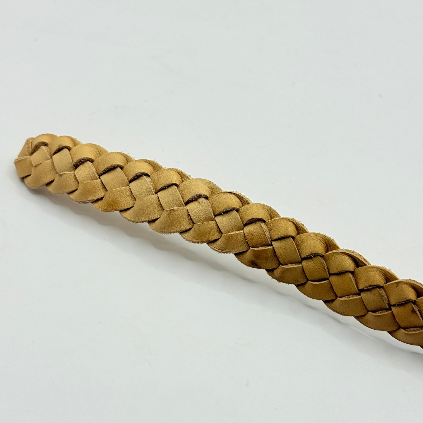 Georgie Paws Windsor Natural Braided Dog Collar - Small