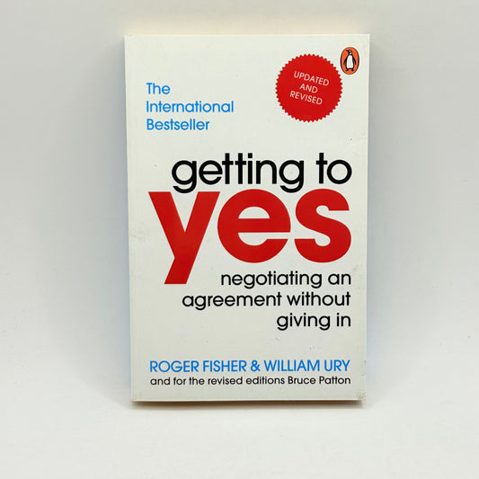 Getting to yes by fisher & ury - print books condition: used - what’s new printed media