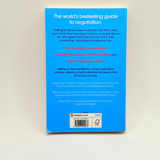 Getting to yes by fisher & ury - print books condition: used - what’s new printed media