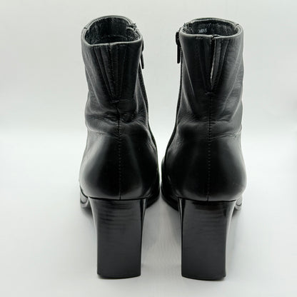 Gino Ventori Leather Ankle Boots – Size 38