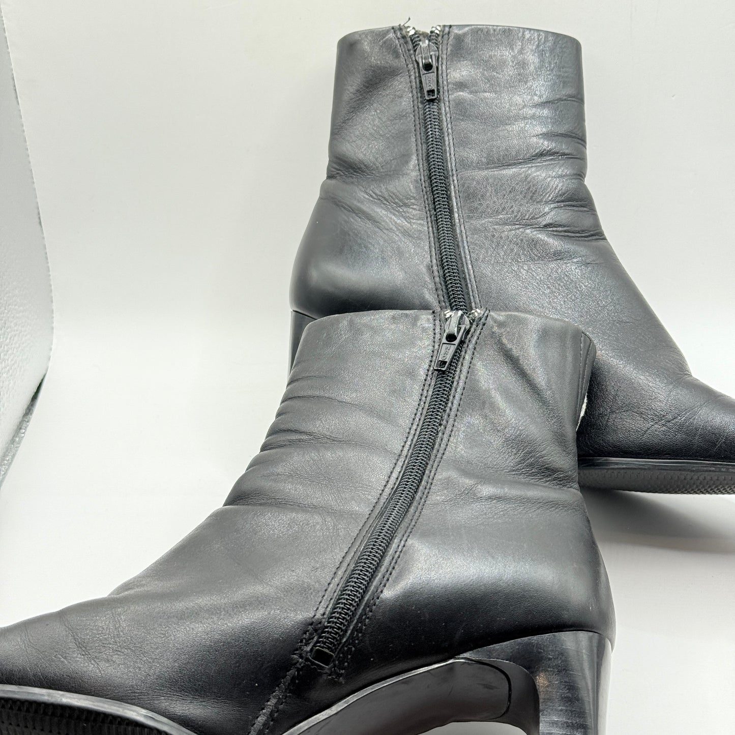 Gino Ventori Leather Ankle Boots – Size 38