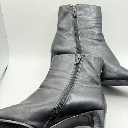 Gino Ventori Leather Ankle Boots – Size 38