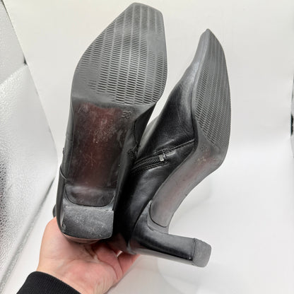 Gino Ventori Leather Ankle Boots – Size 38