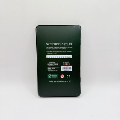 Giorgione Sketching-Art Graphite & Charcoal Pencil Set - 12 Piece