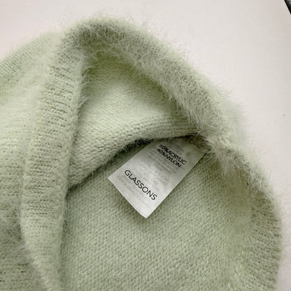 Glassons Fuzzy Knit Tube Top – Mint Green Size S