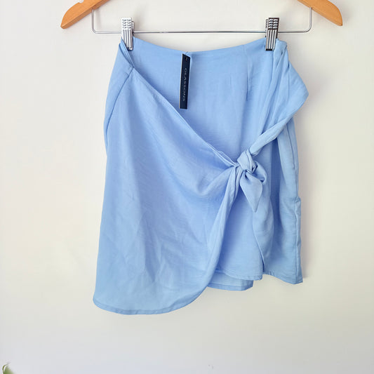 Glassons Tie-Front Wrap Skirt (Size 8)