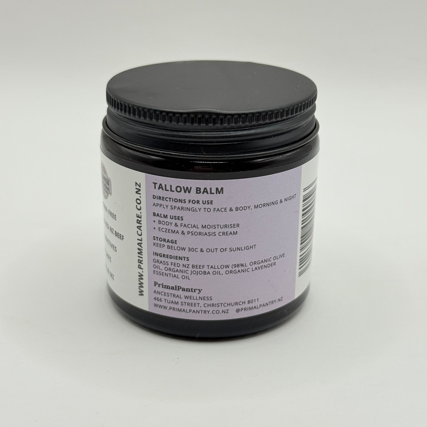 Grass-Fed Tallow Face & Body Balm with Calming Lavender 120mL