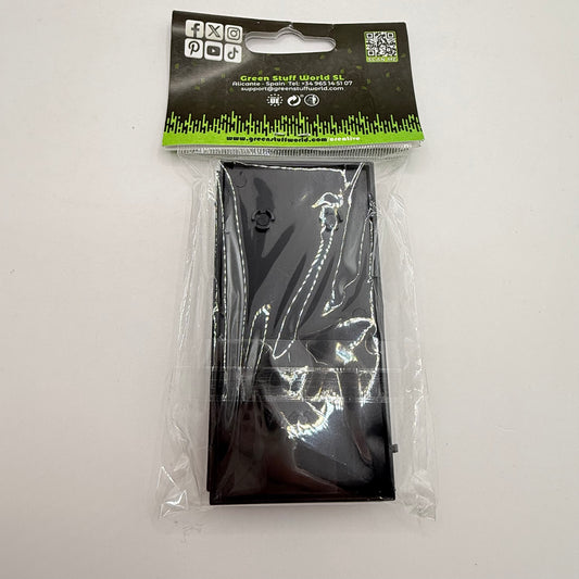 Green stuff world plastic rectangle bases - 100x50mm black pack of 4 - craft wood shapes crafts