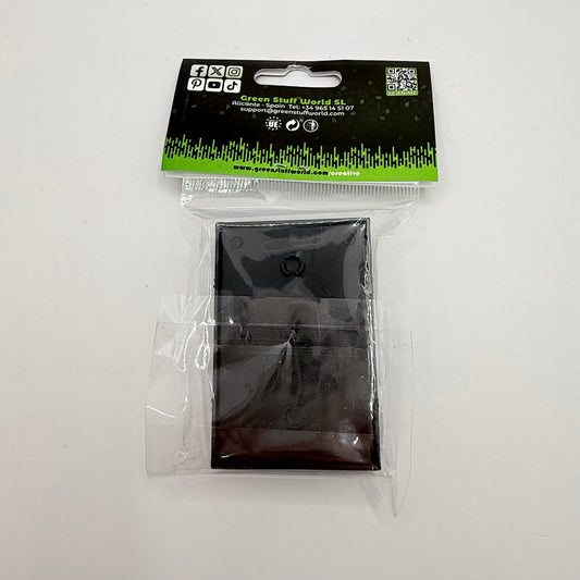 Green stuff world plastic rectangle bases - 50x75mm black pack of 8 - craft shapes & bases crafts