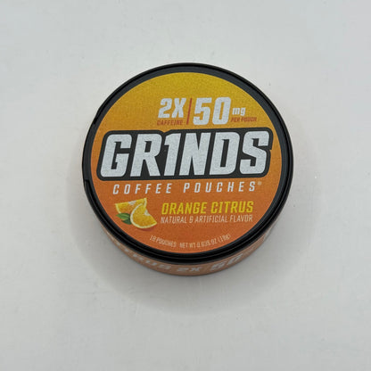 Grinds 2X Orange Citrus Coffee Pouches - 18 Pouch Tin