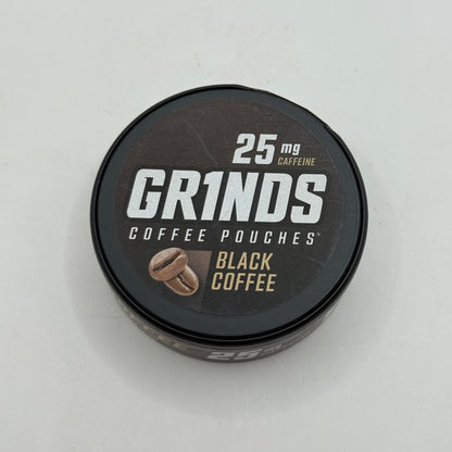 Grinds Black Coffee Coffee Pouches - 18 Pouch Tin
