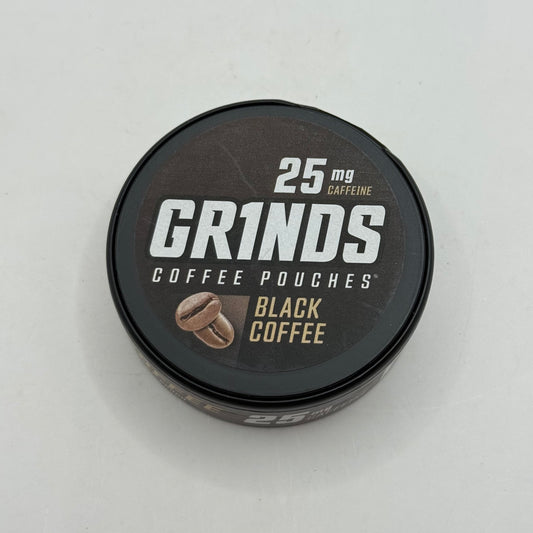 Grinds Black Coffee Coffee Pouches - 18 Pouch Tin